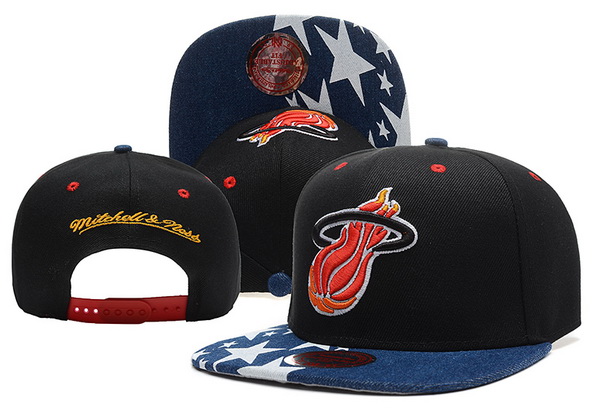 NBA Miami Heat MN Snapback Hat #137